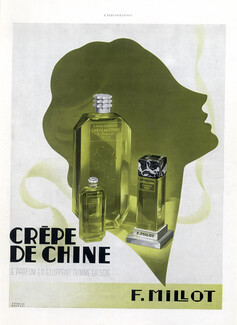 Millot (Perfumes) 1937 Crêpe de Chine Jacques Branger