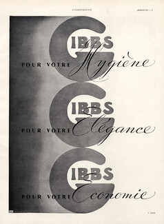 Gibbs (Cosmetics) 1941 Art Deco Style
