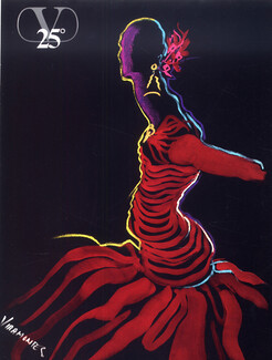 Valentino 1984 Fashion Illustrations Tony Viramontes