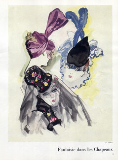 Suzanne Talbot 1938 "Fantaisies dans les chapeaux"