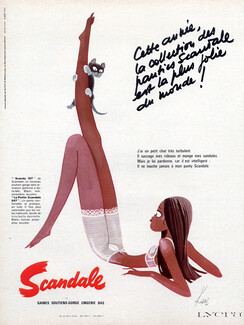 Scandale (Lingerie) 1969 Panty Scandy Bra Kiraz