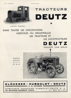 Deutz (Tractors) 1941 Locotractor