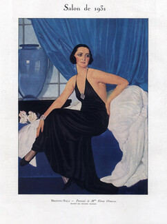Mrs Elena Olmazu 1931 Portrait Braïtou-Sala, Portrait