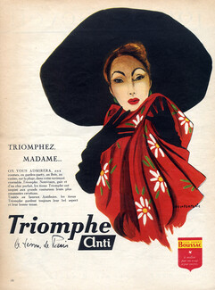 Triomphe (Fabric) 1953 Boussac (Fabric) De La Forterie