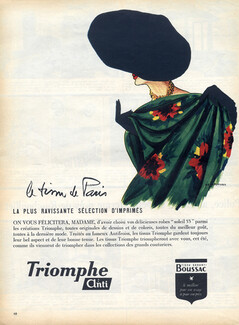 Triomphe (Fabric) 1953 Boussac (Fabric) De La Forterie