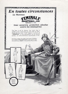 Feminalf (Women's Clothing) 1924 Salf, Raincoat, Erel