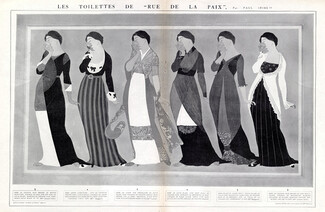 Paquin 1912 Jeanne Iribe, Miss Roggers, Miss Careze, Paul Iribe