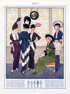 M.Bert 1914 Fashion Illustration
