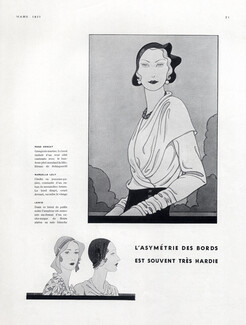 Schiaparelli (Blouse) 1931 Hat Rose Descat