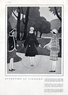 Edouard Marty 1922 Fashion Coats for Girls