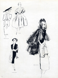 Pierre Balmain, Dressmakers (p.2) — Vintage original prints
