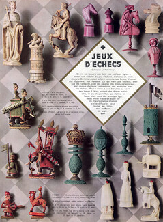 Jeux d'Echecs 1937 Chess Games Collection J.Maunoury, 4 pages