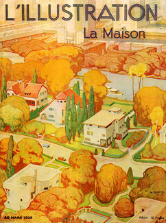 H. Rapin 1929 L'illustration Cover La Maison