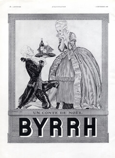 Byrrh 1932 Un Conte de Noël, Period Costumes, Georges Leonnec