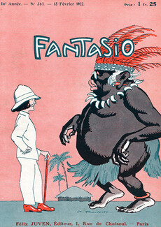 Roubille 1922 Fantasio Cover Colonialism