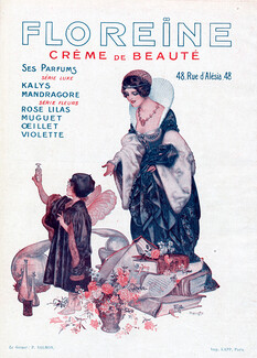 Floréïne 1922 Hérouard, Medieval Costumes