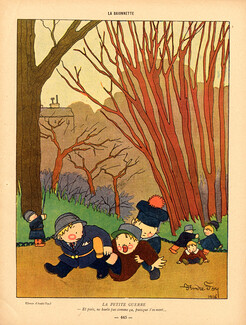 André Foy 1917 The Small War Kids Playing