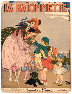 Gerda Wegener 1917 Children of France Elegantes WW1