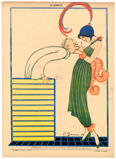 Charles Gesmar 1917 Mistinguett, Caricature