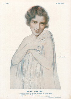 Gustave Brisgand 1928 Jane Chevrel portrait