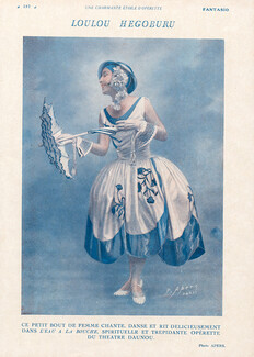Loulou Hegoburu 1928 Etoile d'Operette Photo Apers