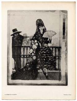 Edouard Chimot 1931 La Femme et le Pantin, Spanish Woman