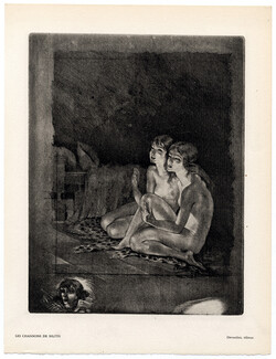 Edouard Chimot 1931 Les Chansons de Bilitis, Nudes