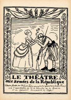 Guy Arnoux 1916 Le Théâtre aux Armées de la Républiques