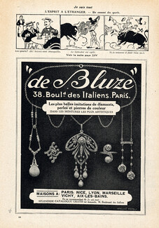 Gustave de Bluze (Jewels) 1914 Art Nouveau Style
