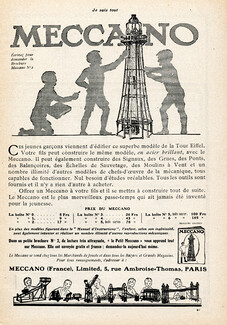 Meccano 1913 Toys Children, Kids