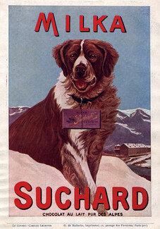 Suchard (Chocolates) 1911 Milka St. Bernard (dog)