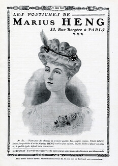 Marius Heng (Hairstyle) 1907 Hairpiece Wig