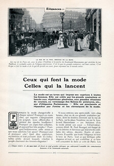 Ceux Qui Font la Mode - Celles Qui La Lancent, 1905 - Fashion Makers, 9 pages