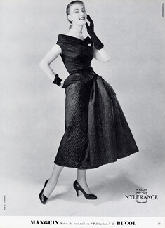 Lucile Manguin 1954 Cocktail Dress Photo Seeberger
