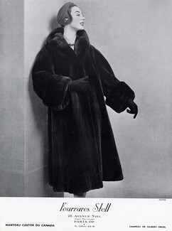 Fourrures Stoll (Fur clothing) 1954 Photo Pottier