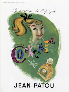 Jean Patou (Perfumes) 1955 Cocktail Dry, Maynard