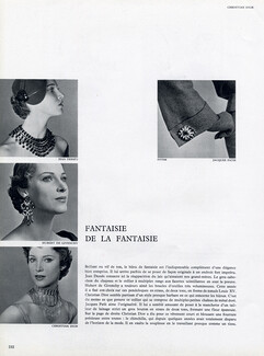 Bijoux Fantaisie Haute Couture 1954 Fancy Jewelry