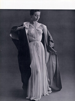 Grès 1952 Photo Pottier, Evening Gown
