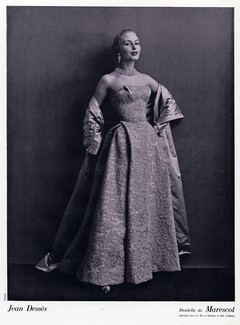 Jean Dessès 1952 Evening Gown Marescot
