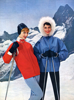 Marcel Pépin & Vincent Mehnert 1957 Ski Winter Sportswear