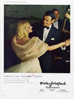 Victor Goldfarb (Fur clothing) 1962 Photo Virginia Thoren