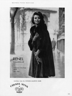 Renel (Fur Clothing) 1962 Photo Jacques Decaux