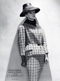 Lanvin Castillo 1957 Photo Bukzin, Leonard & Cie (Fabric)