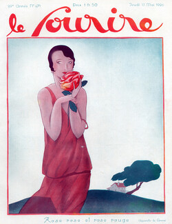 Fabius Lorenzi 1926 Rose Rose & Rose Rouge Elegant Parisienne