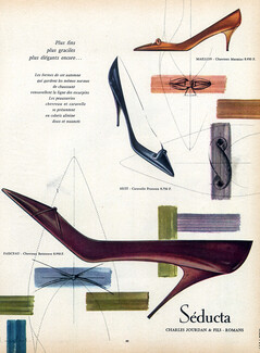 Seducta (Shoes) 1959 J.Langlais Charles Jourdan