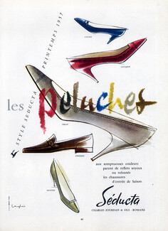 Seducta (Shoes) 1957 J. Langlais Les Peluches