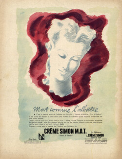 Crème Simon (Cosmetics) 1940 Libis