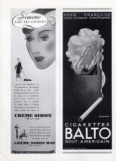 Crème Simon (Cosmetics) 1937 Simone fait ses Courses