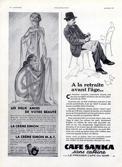 Crème Simon (Cosmetics) 1935 Jean Adrien Mercier, Nude