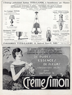 Crème Simon (Cosmetics) 1924 Emilio Vilà